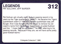 1989 Collegiate Collection Auburn Coke 580 Legends #312