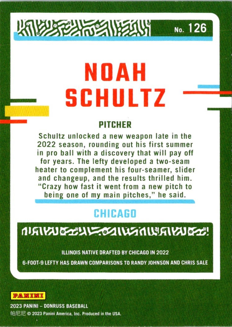 2023 Donruss Noah Schultz