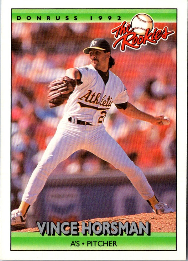 1992 Donruss The Rookies Vince Horsman #53 Rookie