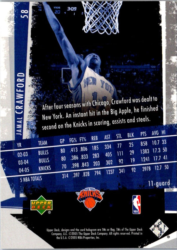 2004 Topps Luxury Box Season Tickets Jamal Crawford #26