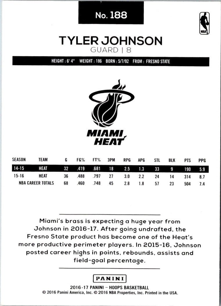 2016 Hoops Tyler Johnson