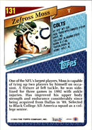 1993 Topps Gold Zefross Moss