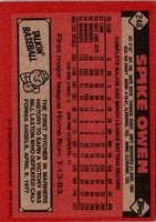 1986 Topps Spike Owen #248