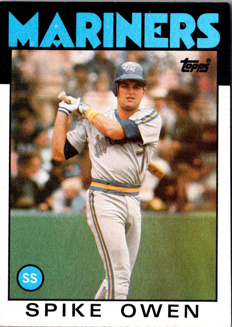 1986 Topps Spike Owen