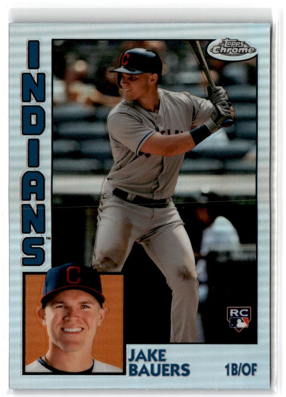 2018 Topps Chrome Jake Bauers #309 Rookie