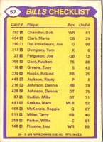 1979 Topps Terry Miller/Frank Lewis/Mario Clark/Lucius Sanford #57