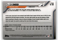 2020 Topps Chrome Update Cy Sneed #U-50 Rookie