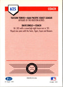 1991 Line Drive AAA Dave Engle