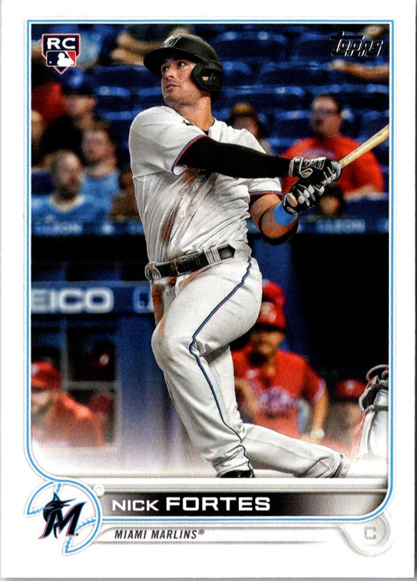 2022 Topps Blue Nick Fortes #333