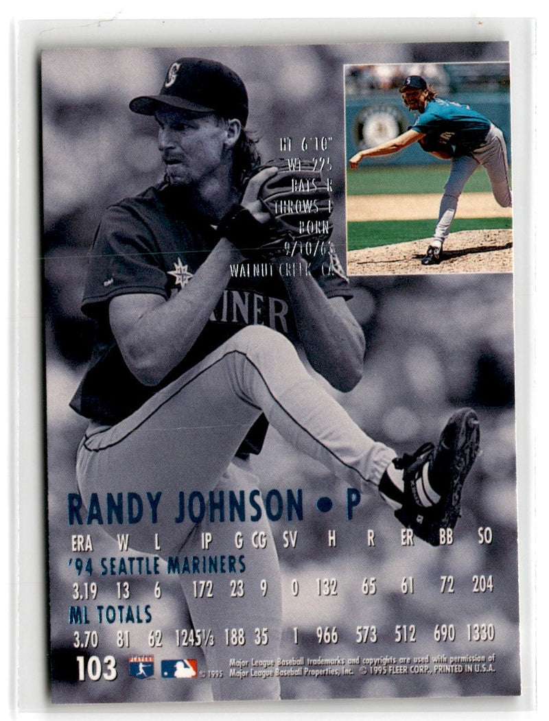 1995 Zenith All-Star Salute Randy Johnson