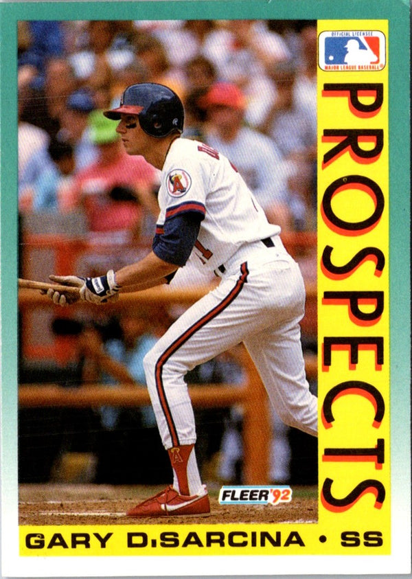 1992 Fleer Gary DiSarcina #664