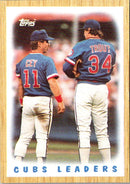 1987 Topps Cubs Leaders