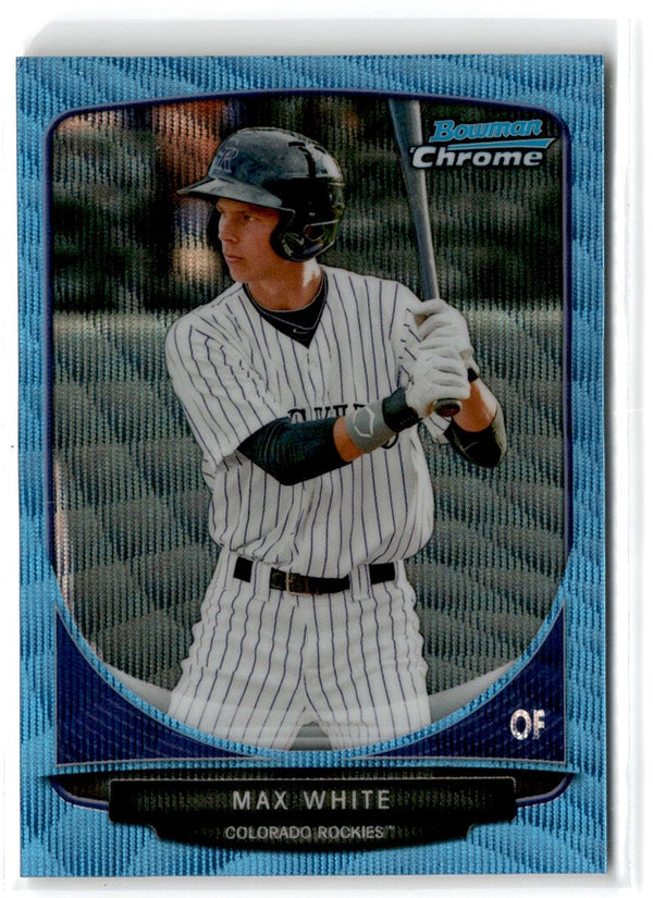 2013 Bowman Chrome Prospects Blue Wave Max White #BCP14