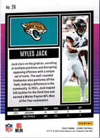 2022 Score Myles Jack #24