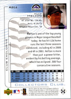 2002 Upper Deck Collectors Club Todd Helton #MLB16