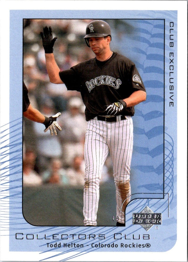 2002 Upper Deck Collectors Club Todd Helton #MLB16