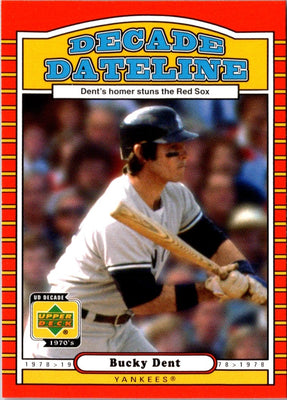 2001 Upper Deck Decade 1970's Bucky Dent #136