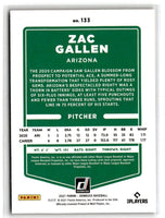 2021 Donruss Holo Red Zac Gallen #133
