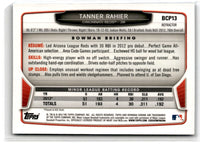 2013 Bowman Chrome Prospects Blue Wave Tanner Rahier #BCP13