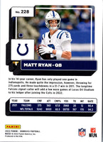 2022 Donruss Blue Press Proof Matt Ryan #228