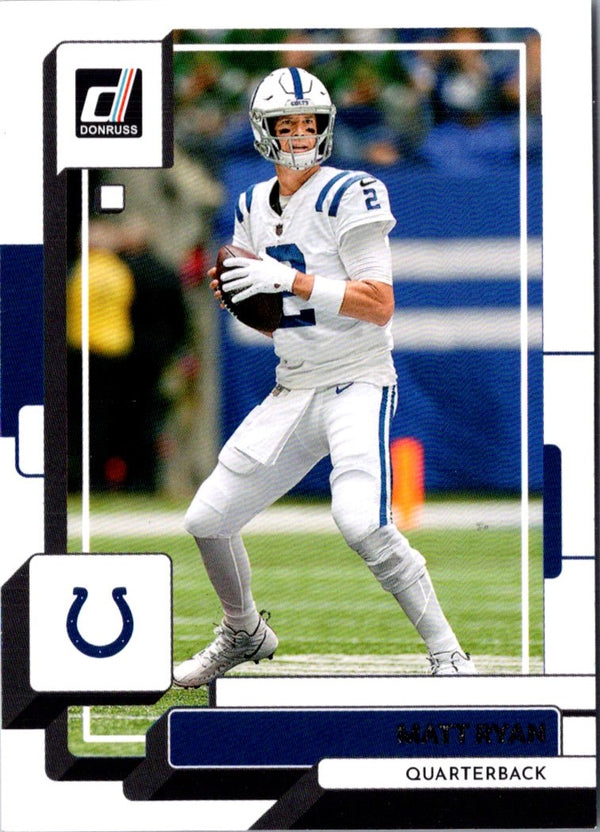 2022 Donruss Blue Press Proof Matt Ryan #228