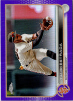 2022 Topps Chrome Update Purple Refractor Thairo Estrada #USC18