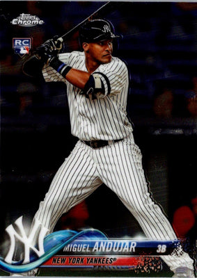 2018 Topps Chrome Miguel Andujar #14 Rookie
