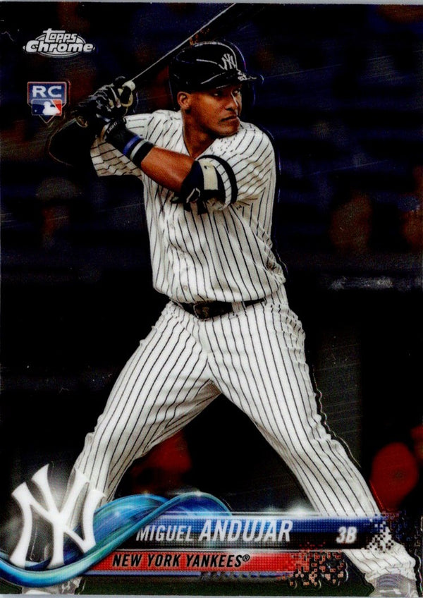 2018 Topps Chrome Miguel Andujar #14 Rookie