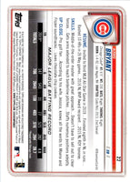 2020 Bowman Kris Bryant #22