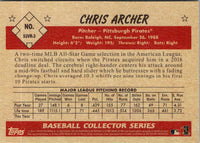 2019 Bowman Heritage Chris Archer #53VR-3