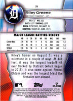 2023 Bowman Platinum Riley Greene #26 Rookie