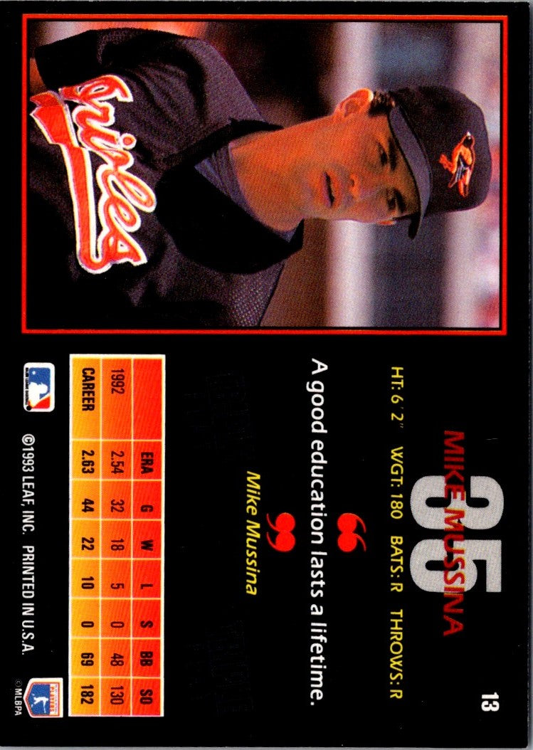 1993 Triple Play Mike Mussina