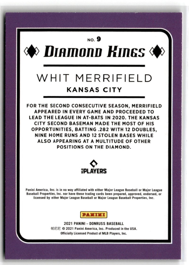 2021 Donruss Whit Merrifield