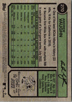 2023 Topps Heritage Red Border Andrew Vaughn #270