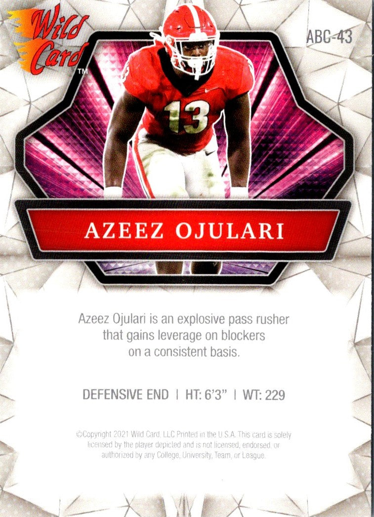 2021 Wild Card Azeez Ojulari