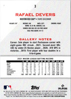 2022 Topps Gallery Rafael Devers #3