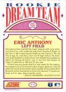 1990 Score Rookie Dream Team Eric Anthony