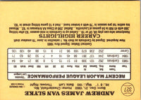 1985 Donruss Andy Van Slyke #327