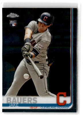 2019 Topps Chrome Blue Refractor Jake Bauers #71