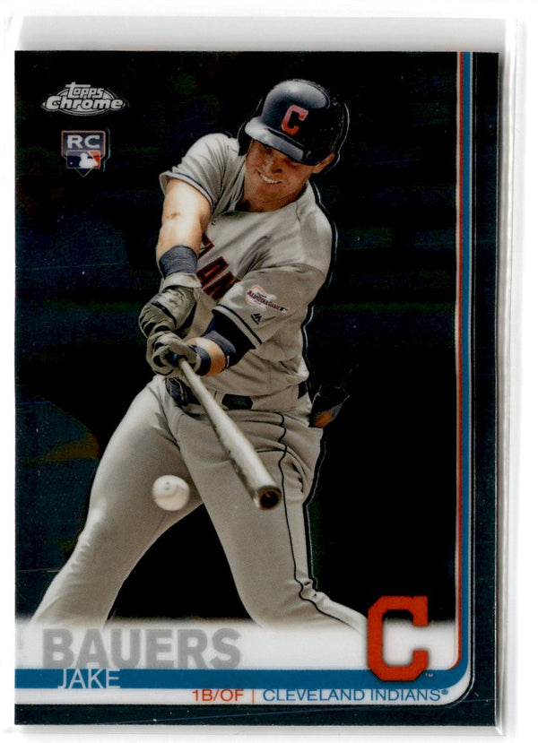 2019 Topps Chrome Blue Refractor Jake Bauers #71