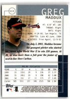 2002 Topps Reserve Greg Maddux #111