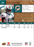 2009 Upper Deck First Edition Ted Ginn Jr. #80