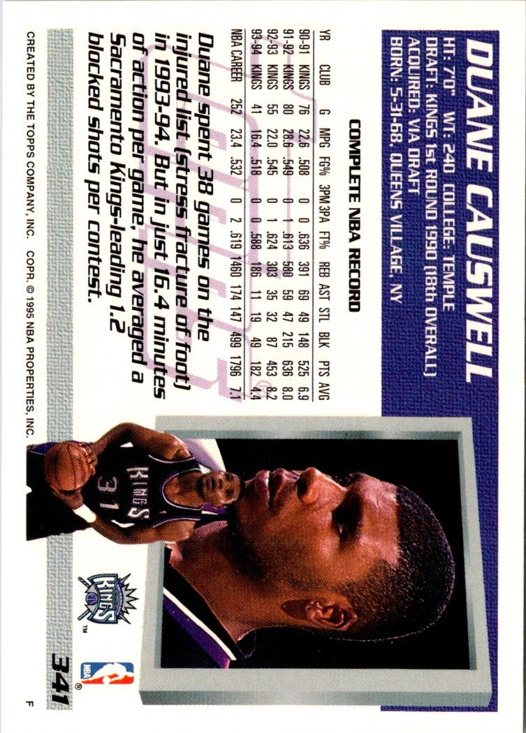 1994 Topps Duane Causwell