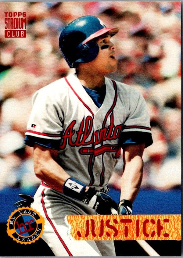 1994 Stadium Club David Justice #530