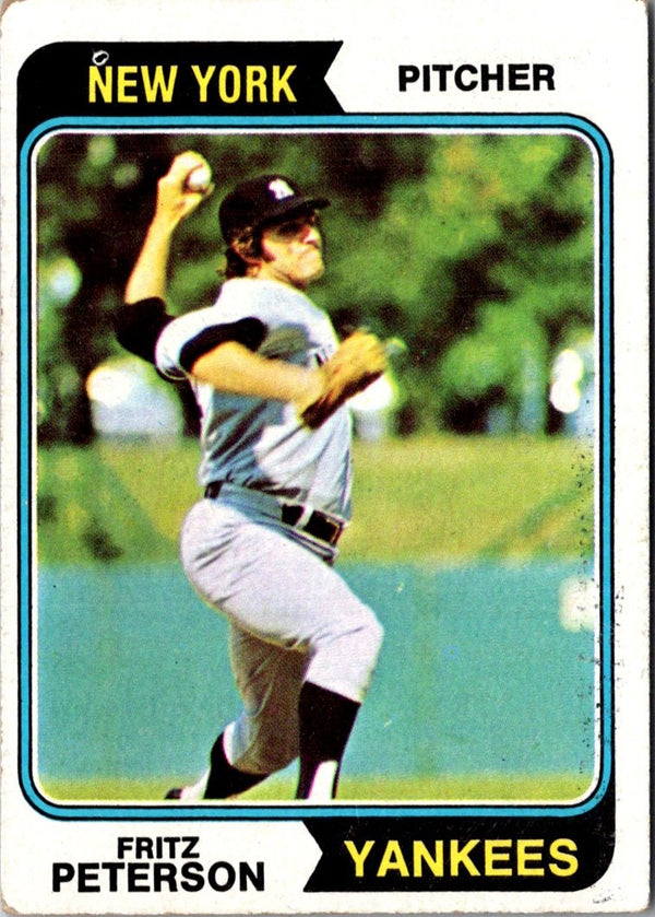 1974 Topps Fritz Peterson #229