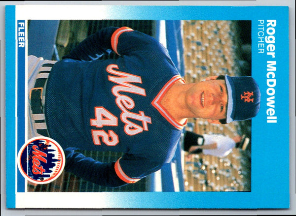 1987 Fleer Roger McDowell #16