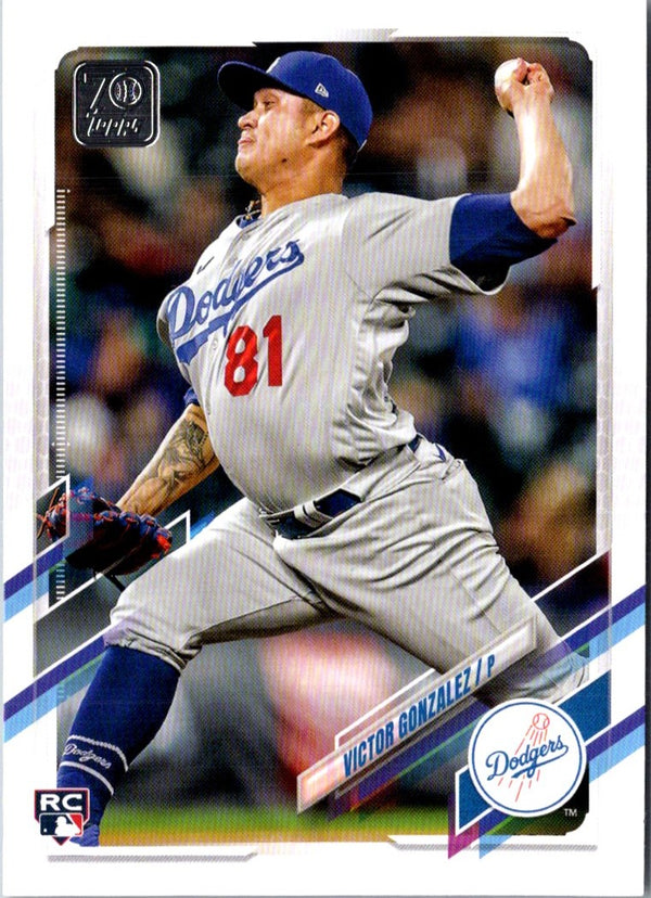 2021 Topps Update Victor Gonzalez #US76 Rookie