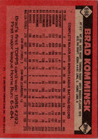 1986 Topps Brad Komminsk #698