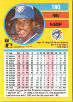 1991 Fleer Fred Mcgriff #180