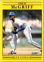 1991 Fleer Fred Mcgriff #180